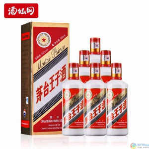 酒仙网 53度茅台王子500ml六瓶装整箱白酒酱香贵州名酒